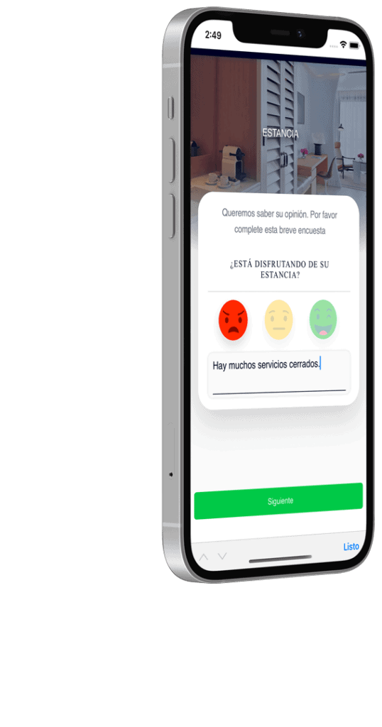 App Encuestas Satisfacción Hotel
