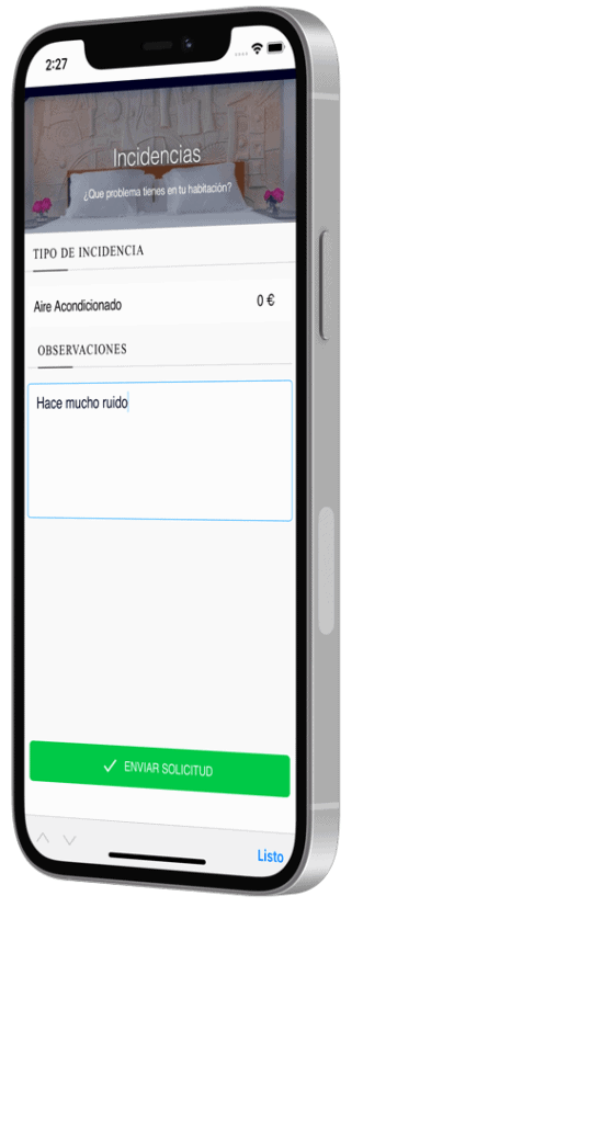 App Reporte Incidencias App Hotel